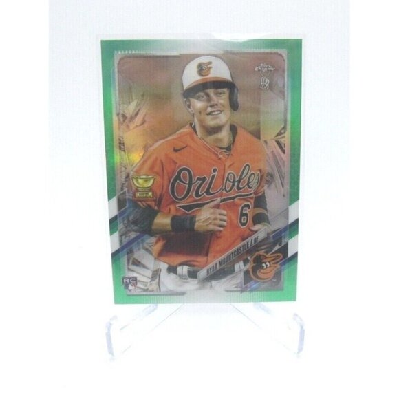 2021 Topps Ben Baller Ryan Mountcastle Green Refractor #63 Rookie Card 23/99,A18 - Picture 1 of 8